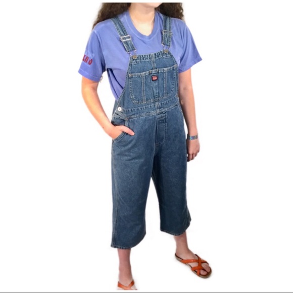 90s grunge overalls